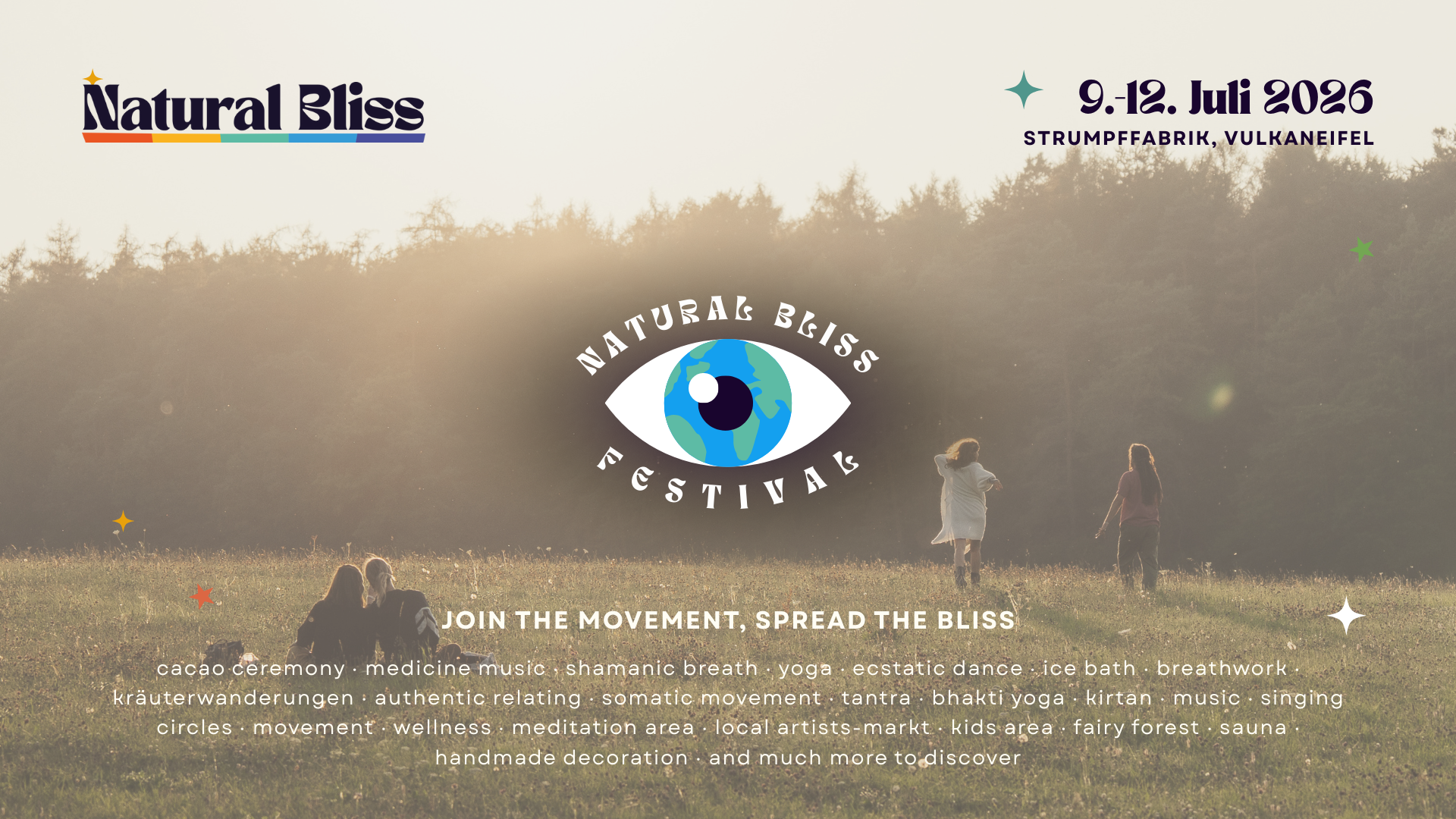 Natural Bliss Festival 2026 - Das Sommerfestival 👁️